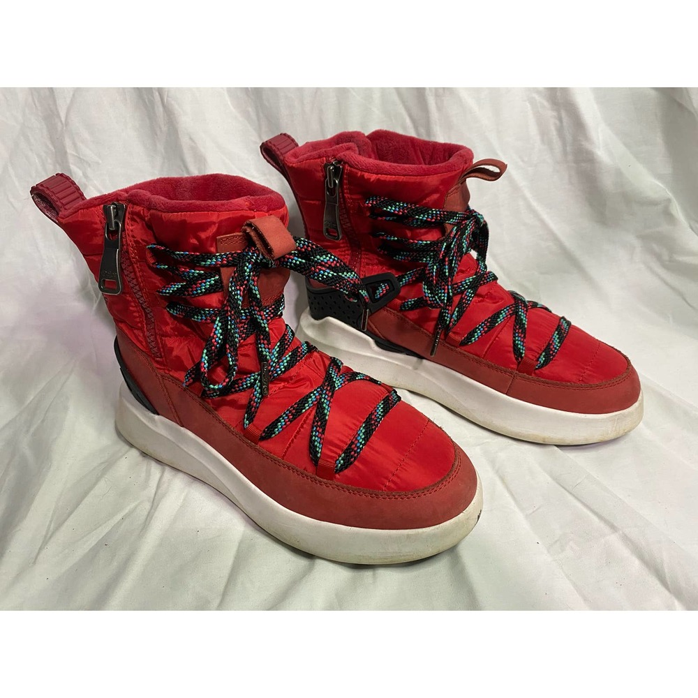 Pajar -30° Waterproof Insulated Boots w/ Vibram Sole Red/White